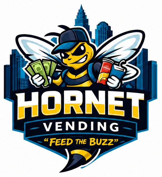 Hornet Vending original hornet mascot logo